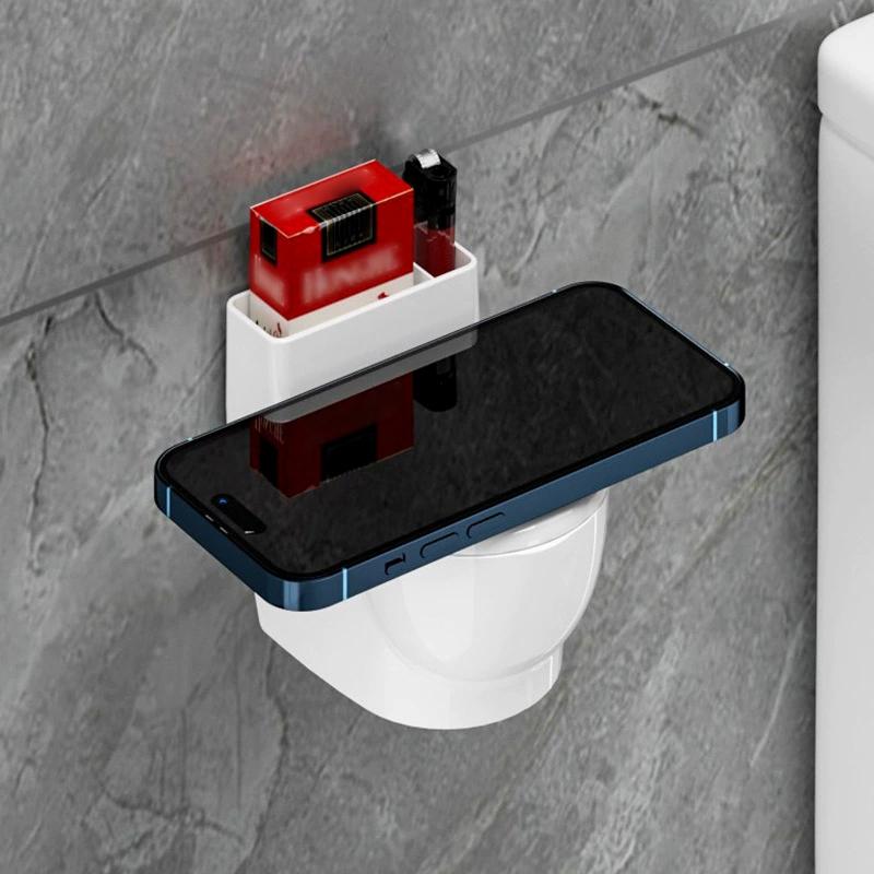 Creative Ashtray Toilet Shaped With Lid Bathroom Wall Mounted Detachable Ashtray Anti Drop Thick Desktop Ashtray Storage Box