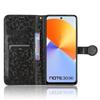 For Infinix Note 30 5G Leather Wallet Phone Case Dot Imprinted Shockproof Stand Cover