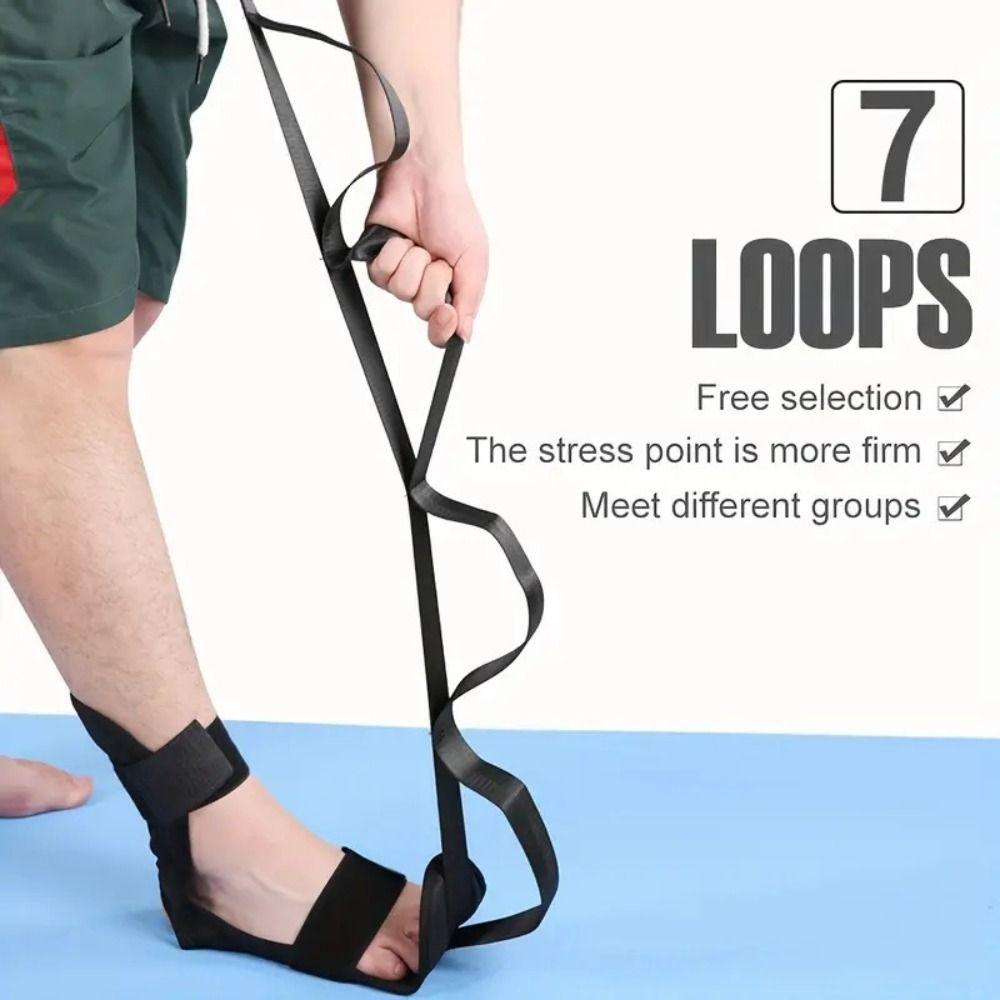 with Loops Ankle Yoga Ligament Stretching Belt Stretching Foot Stretching Band  Beginner Pilates