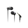 Kashimura Stereo In-Ear Earphones, Durable, Black, Product Number AE-219