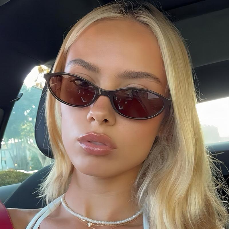 Неполяризованные сексуальные маленькие овальные женские солнцезащитные очки, модные леопардовые коричневые солнцезащитные очки, женские ретро-очки с цветным оттенком