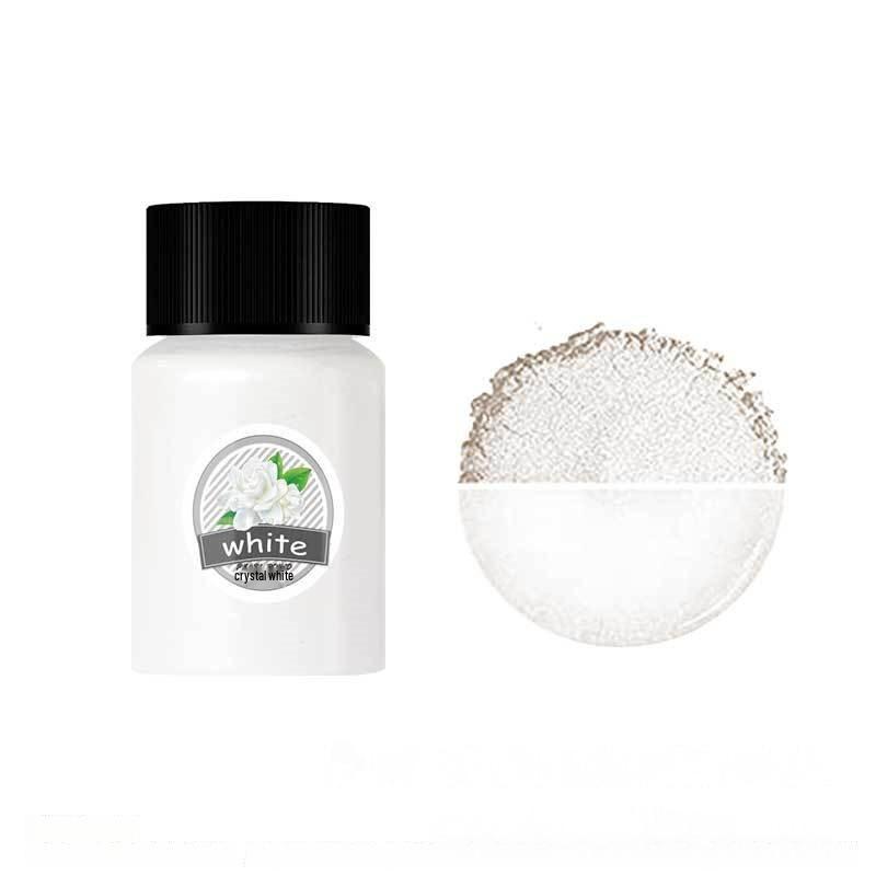 20ml Iridescent Gold & White Candle Mica Powder - DIY Glitter Pearlescent Pigment for Handmade Wax Creations