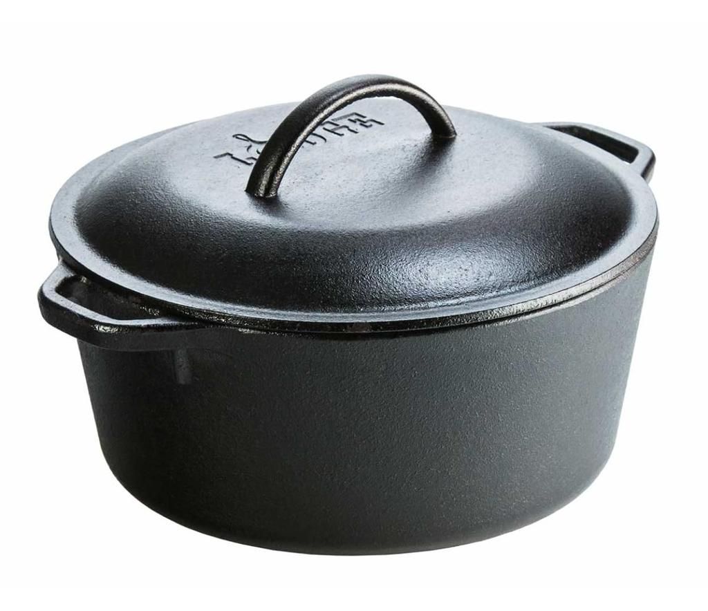 Lodge Kitchen Духовка с петлевой ручкой 10 дюймов Чугунная кастрюля L8DOL3 1/4
