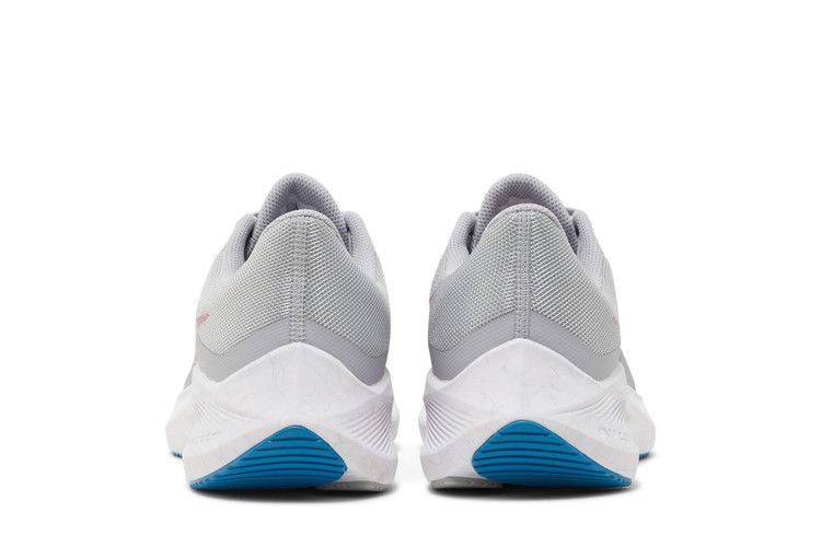 Nike Winflo 8 'Wolf Grey Bright Crimson' Men's Sneakers