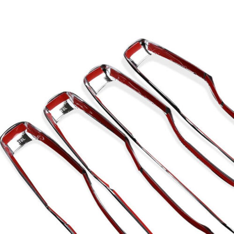 4 шт. Декоративные накладки на ручки дверей автомобиля Подходят для Volvo XC60 XC90 S90 V90 2018 2019 2020 Хромированные Аксессуары