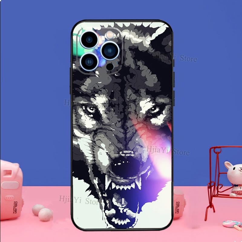 Чехол для телефона «Волк» для iPhone Samsung Galaxy Redmi Xiaomi Oppo OnePlus Note SA 7 8 9 10 11 12 13 14 20 21 22 23 53 54 Pro Max Plus Ultra TPU Soft