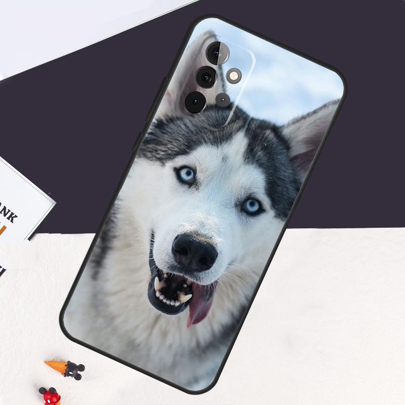 Siberian Husky Sled Dog Case For Samsung Galaxy A05 A06 A26 A16 A56 A36 A22 A32 A52 A54 A34 A14 A55 A15 A53 A33 A35