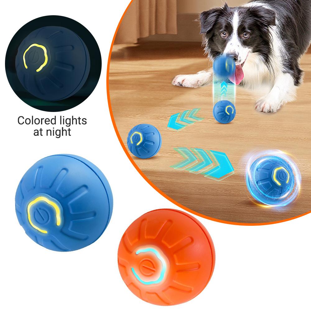Smart Dog Toy Ball Electronic Interactive Pet Toy Jumping Ball USB Automatic Moving Bouncing for Puppy Birthday Gift Cat Product