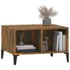 Coffee Table Smoked Oak 60 x 50 x 36.5 cm Engineered Wood