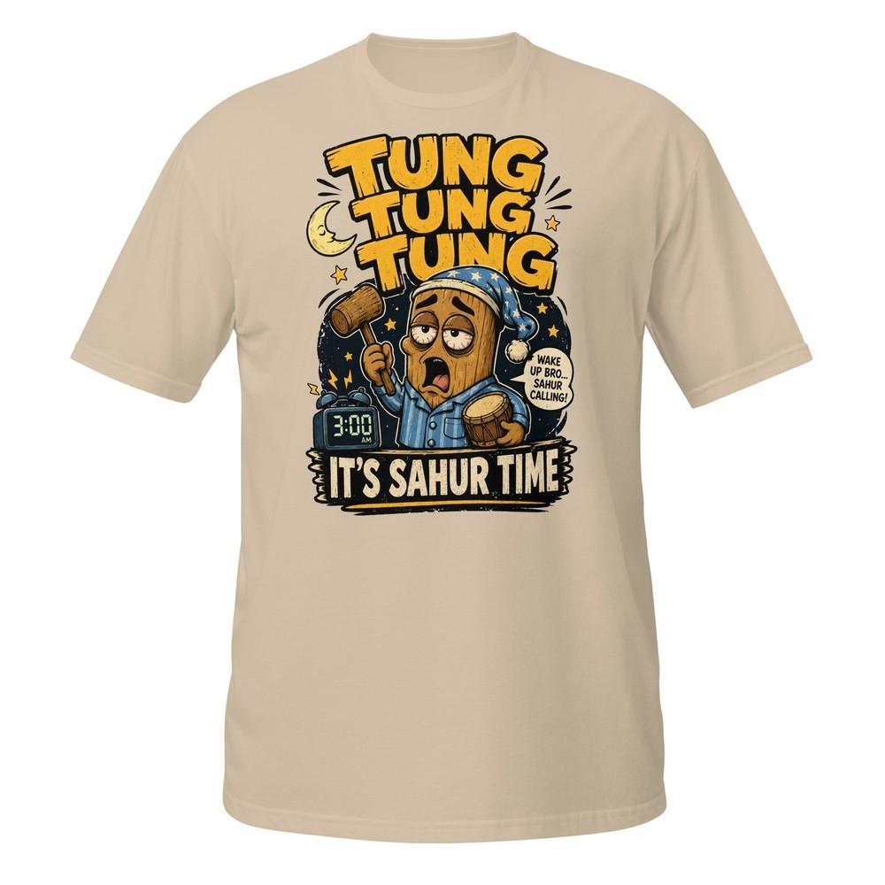 Tung Tung Tung Sahur TShirt Tung Tung Tung Sahur Time Funny Meme Shirt