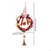 Chinese Year Wreath Seasonal Hanging Ornament Festive Holiday Decoration Front Door for