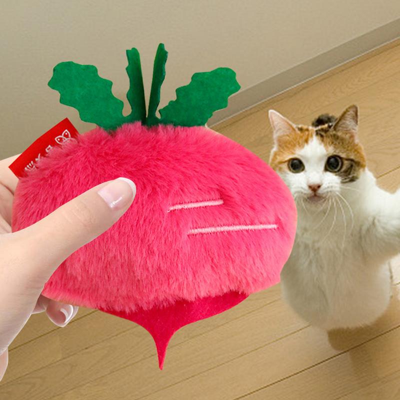 Игрушка для кошек для жевания Морковка Набивная Кошачья мята Игрушки для жевания Интерактивные Шуршащие игрушки для кошек Товары для домашних животных Для питомцев и котят
