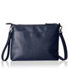 Sacoche Made by a Top Bag Genuine Large Holds 3 Plastic Shoulder Clutch Navy [RONDE] Craftsman, Leather, 4-way, Thin, Capacity, Lightweight, iPad,