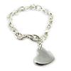 [L7632] - Silver 'Love' Designer Bracelet