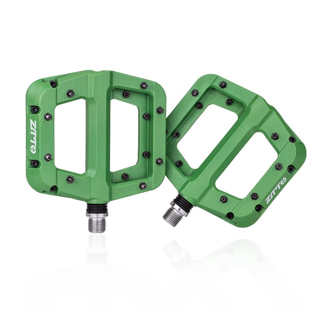 1 Pair Sealed Bearings Bicycle Platform Pedals 9/16 Inch Bike Flat Pedals Mountain Biking
