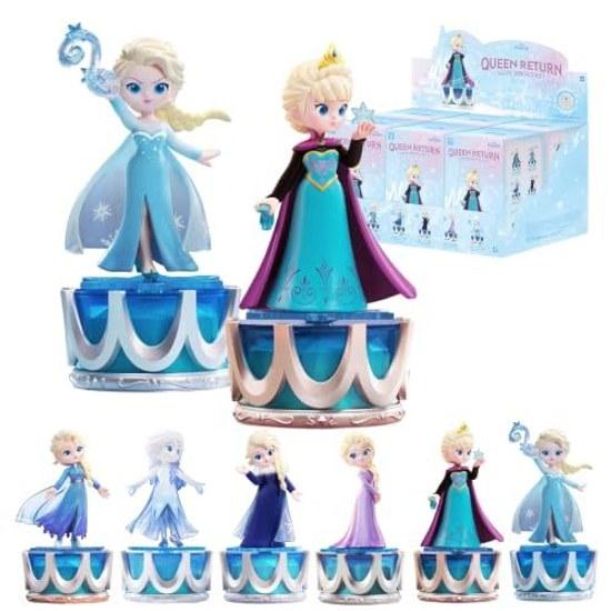 TOP TOY Disney Холодное Сердце Возвращение Королевы Музыкальная Шкатулка Фигурка Серия 1 Штука Гачапон Слепой Софуби ПВХ Премиум Подарок на День Рождения Эльза Персонаж Коллекционный Предмет