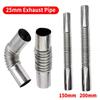 15cm/20cm Exhaust Pipe Tube Car Accessories Elbow Connector Diesel Heater With 2 Clamps For Eberspacher Webasto
