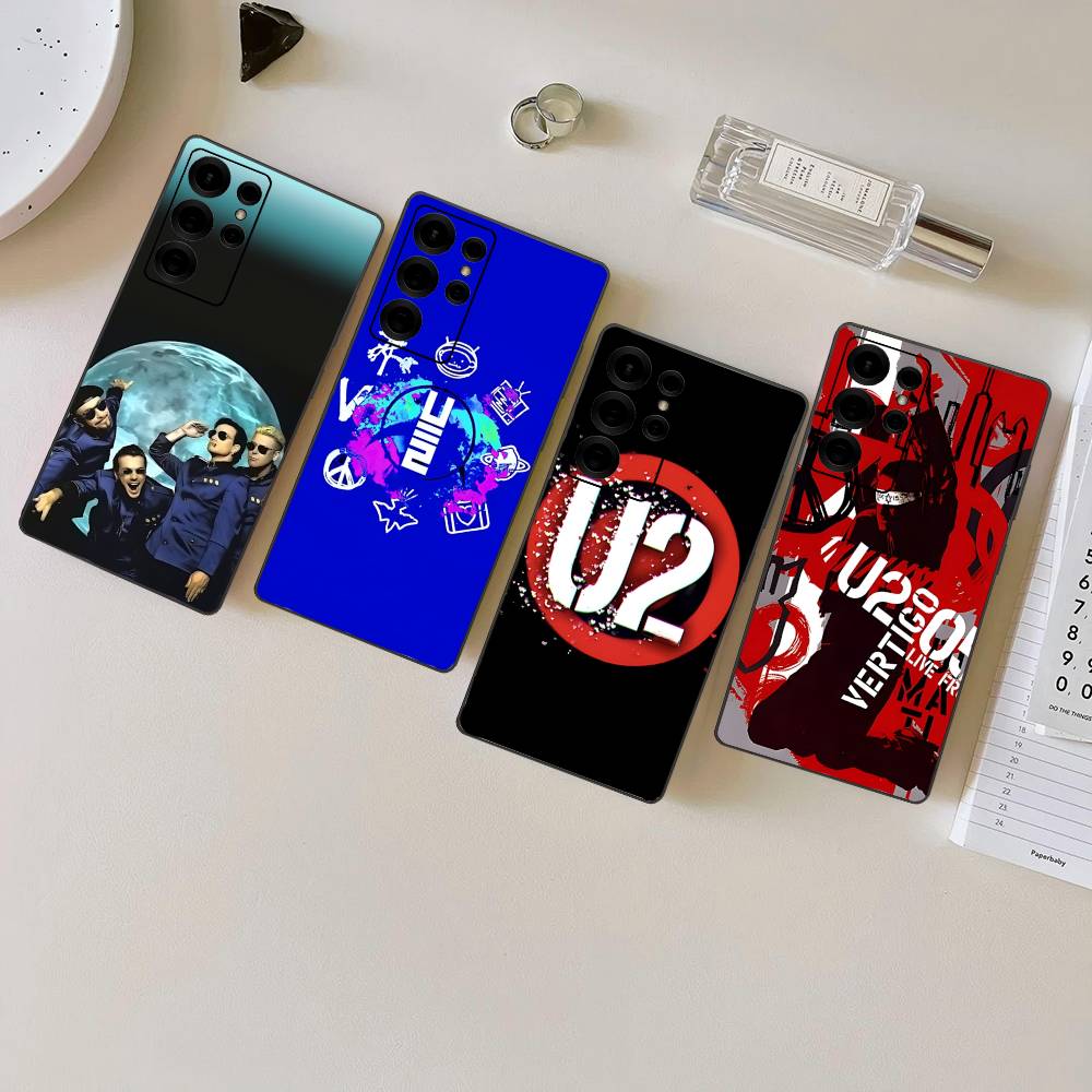 1 шт. Известный чехол для телефона рок-группы U-U2 для Samsung S 24 Fe 25 Ultra Plus 20 Lite 21 30 22 23 24 22 Ultra 5G Fundas