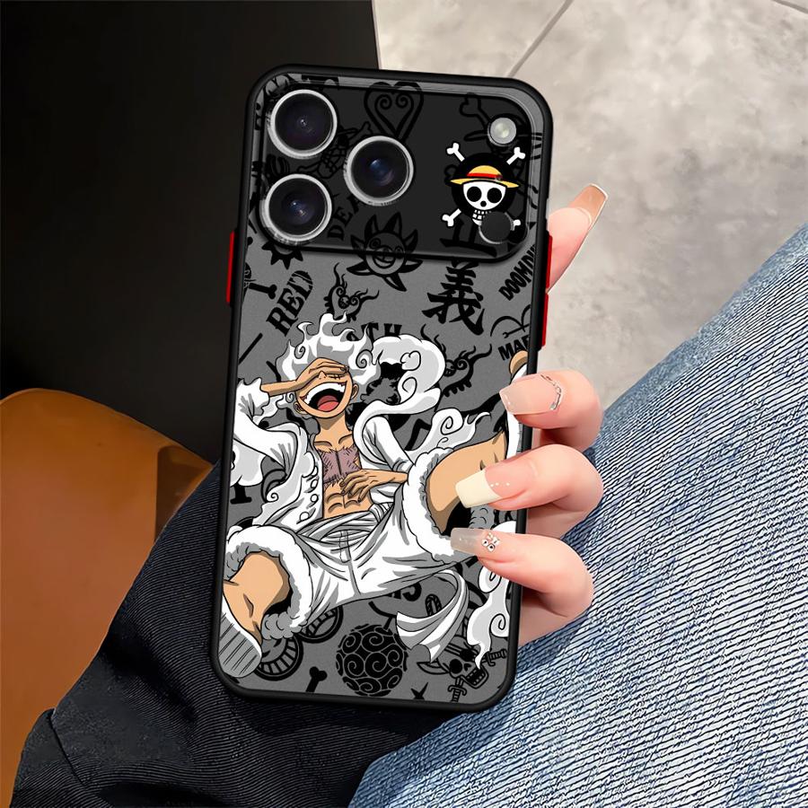 Чехол для iPhone 17 Pro Max 14 16 Plus 13 Mini 7 8 SE 12 15 11 XS XR Air Funda с принтом Аниме Ван Пис Задняя крышка телефона