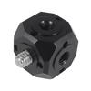Универсальный шестиголовочный переходник ARRI 1/4" 3/8" Адаптер с резьбовыми отверстиями для DSLR-камеры, набора для видеоблога, стойки для вспышки