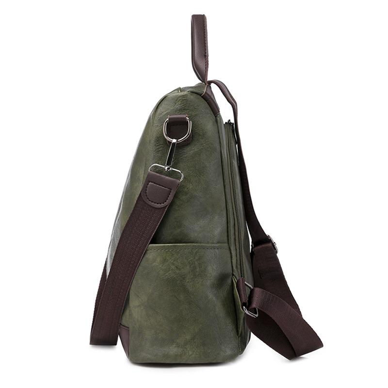 Women's Backpack Waterproof Anti-theft Leather Backpacks Bags For Girls Female Shoulder Bag Multifunction Traveling Backpack Mochilas
