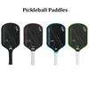 Frosted Surface Pickleball Rackets Carbon Fiber Pickle Ball Paddle Professional Game Supplies