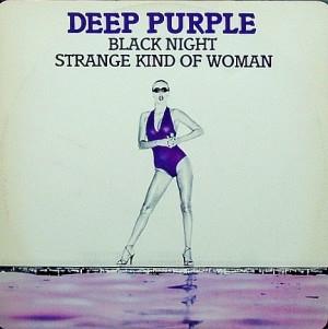 12-дюймовая пластинка DEEP PURPLE - Black Night / Strange Kind Of Woman 12HAR5178 Harvest 1979 UK Рок Б/У