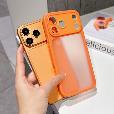 Матовый полупрозрачный противоударный чехол-броня для iPhone 17 Pro Max 17Air 16 15 14 13 Защита камеры Задняя крышка
