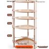 Multi-Layer Floor-Standing Kitchen Rack: Fruit, Vegetable, Pot, Basket, Bowl, Plate and Seasoning Organizer for Home & Bathroom.