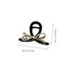 Acrylic Bow Hair Claw Korean Style Bow Crab Clip Cool Metal Bow Claw Clip  Ladies