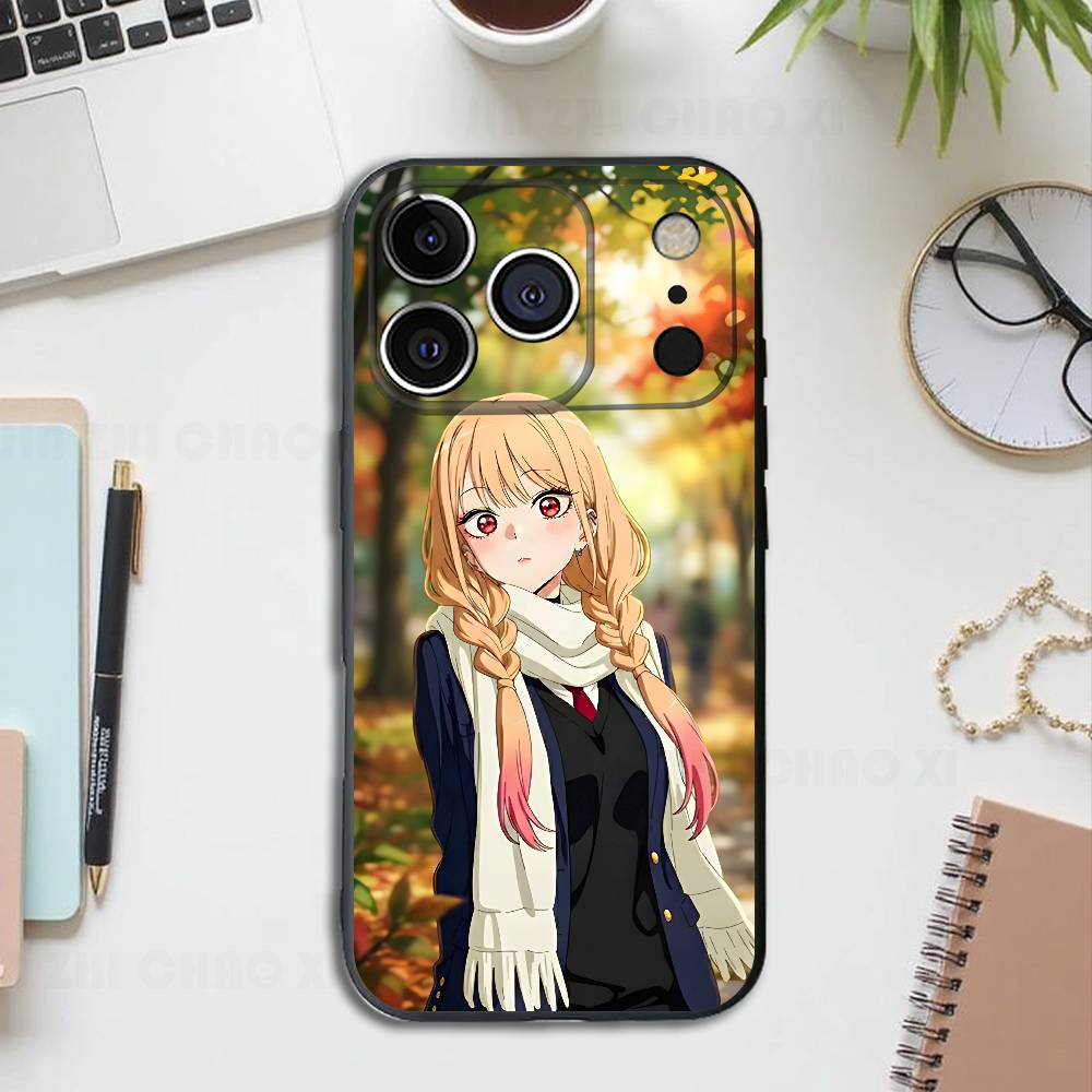 Comics M-Marin Silicone Phone Case For IPhone 17 16 15 14 13 12 11 X XS Plus Pro Max Shockproof Soft Cover