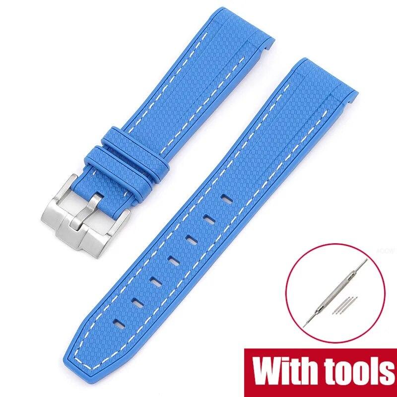 Silicone Strap for Swatch X Omega Moonswatch Stainless Steel Buckle 20mm 22mm Men Women Soft Waterproof Replace Watch Band