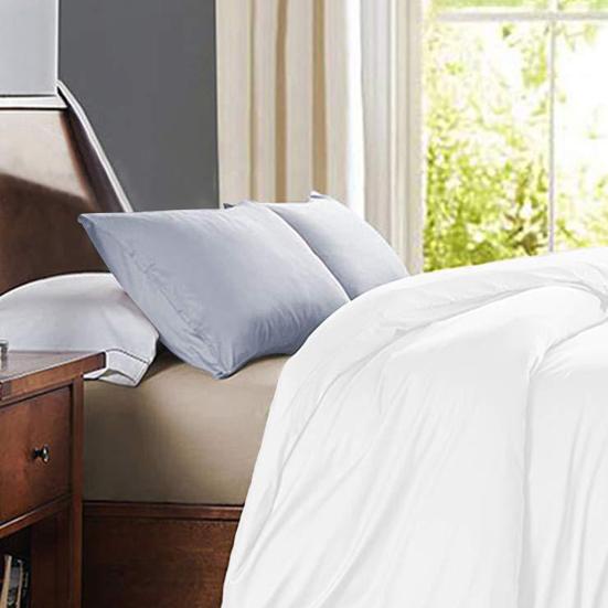 Pillowcase Pillow Cushion Cover with Zipper Solid Color Friendly To Skin Wear Resistant Washable Easy-care Faux Silk Cushion Case Pillowslip