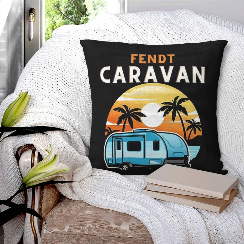 Fendt Caravan Essential Square Pillowcase Pillow Cover Cushion Zip Decorative Comfort Throw Pillow for Home Living Room