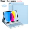 Case for iPad A16 11 Inch A3355 A3356 A3354,Bluetooth Keyboard cover for iPad 10th 10.9 Inch A2696 A2757 A2777 A3162