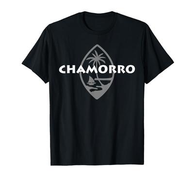 Футболка с надписью Chamorro Taotao Guam