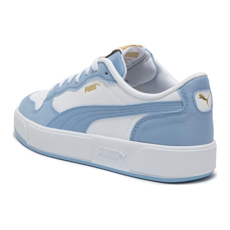 Puma LX Court Low Denim Простые Удобные Низкие Кроссовки Унисекс Белый Синий 399253-01
