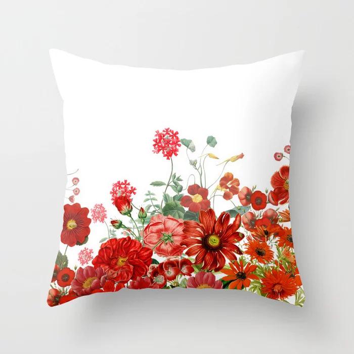 Новая красная клетчатая наволочка Домашняя ткань Подушка для дивана Чехол для подушки