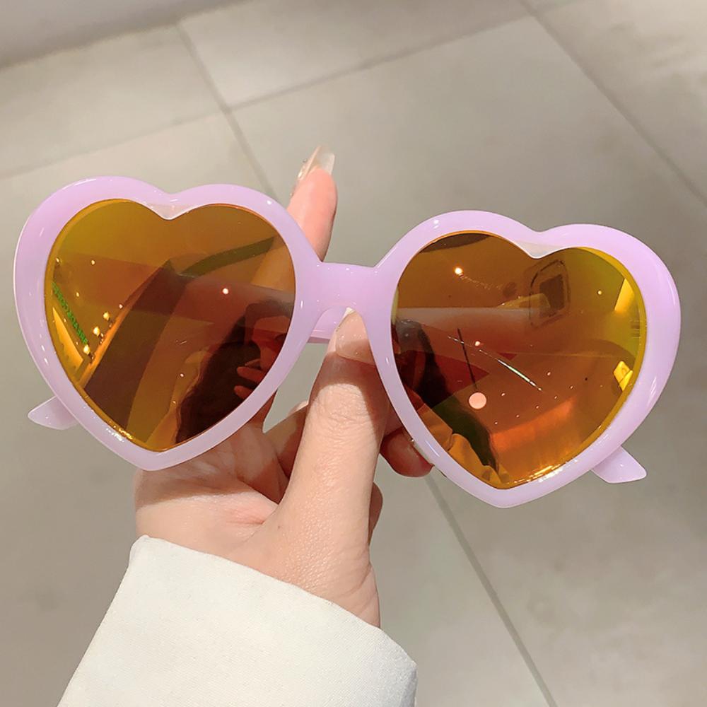 UV400 Glasses  Design Retro Shades Women's Eyewear Gradient Heart Sunglasses For Summer Outdoor Women