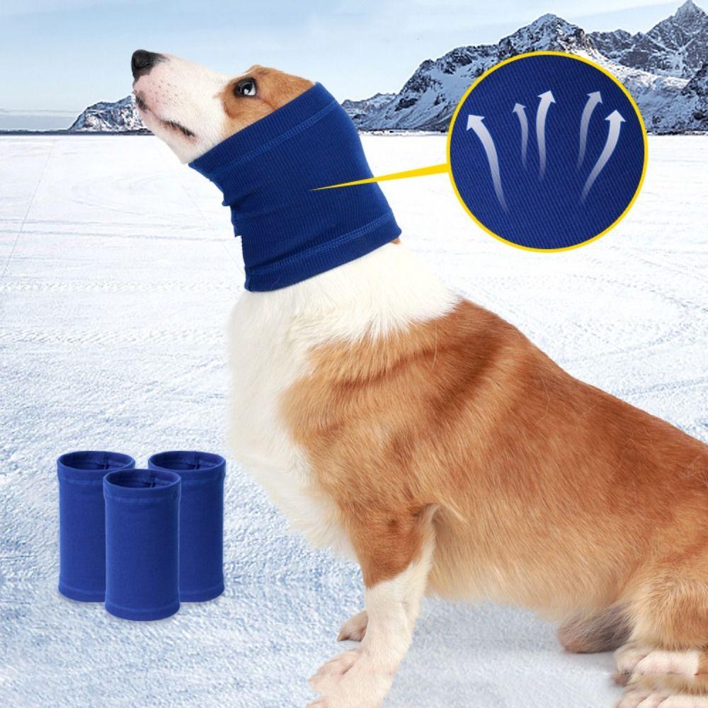 Elastic Dog Soothing Head Cover Noise-Proof Dog Head Sleeve  for Prevent Barking