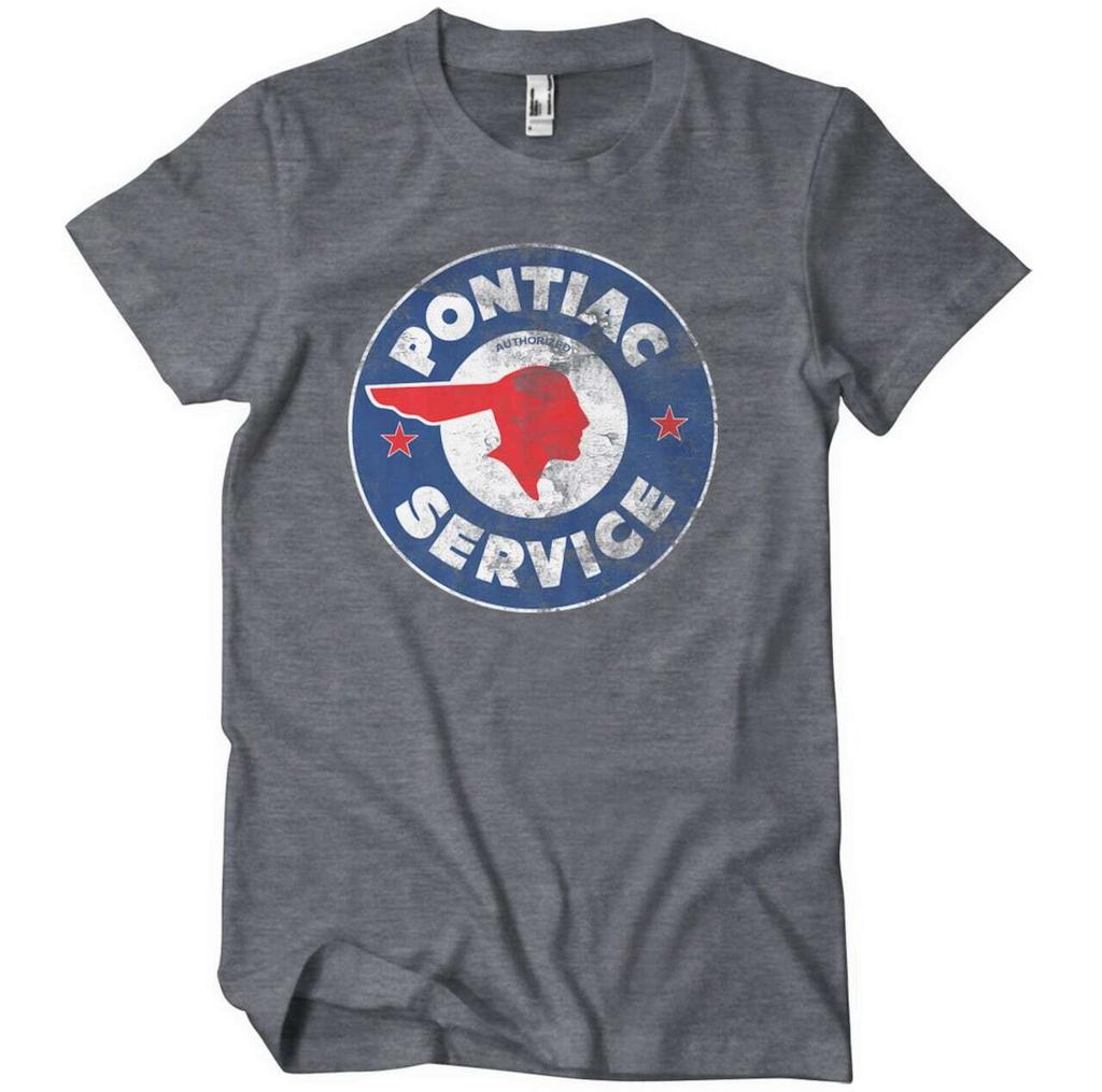 Officially Licensed Pontiac Service Logo Men's T-Shirt