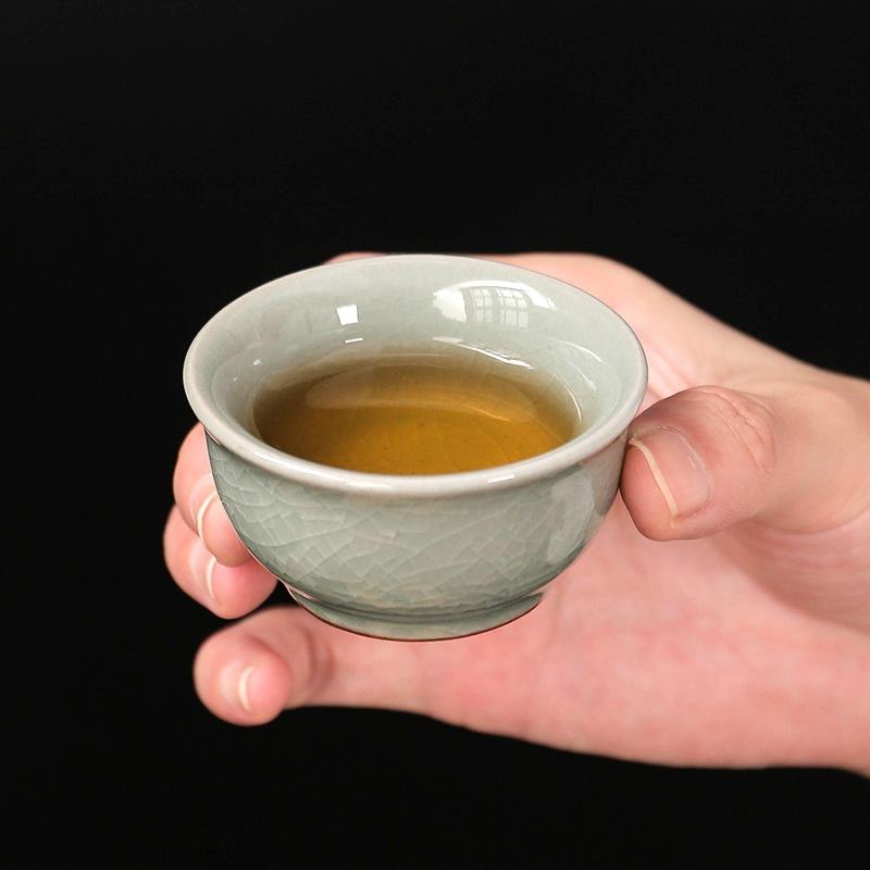 Travel Tea Set Retro Outdoor Portable Kung Fu Ceramics One Pot Four Cups with Tea Tray Company Gifts Cheap