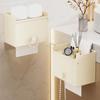 Wall Mounted Toilet Paper Holder Large Capacity Toilet Paper Container Draw Tissue Box  Bathroom