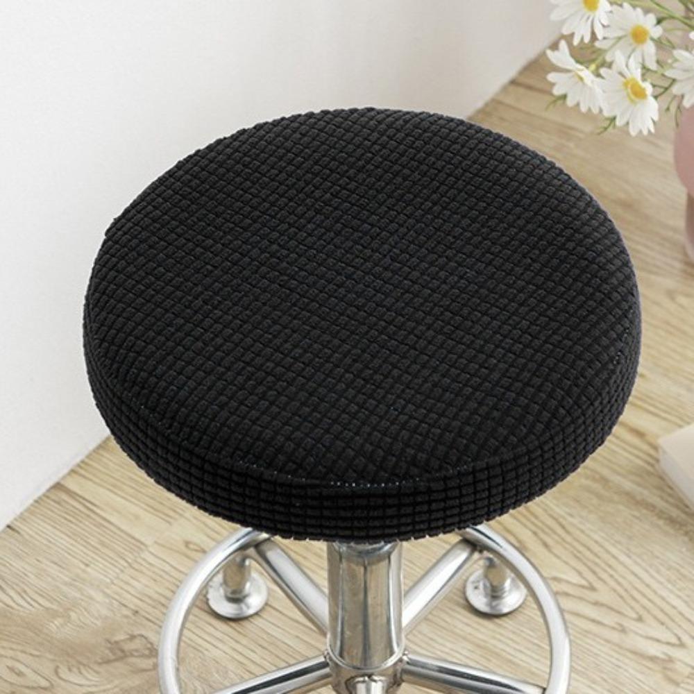 Wear-resistant Slipcover Soft Elastic Bar Stool Covers Round Stool Chair Cover Bar Counter