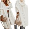 Autumn and Winter New Hooded Loose Knitted Mid-length Cardigan Coat
