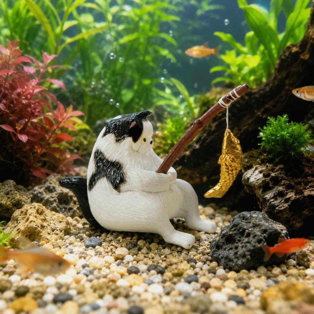 2PCS Floating Look Micro Landscape Decoration Creative Aquarium Ornament Fish Tank Ornaments Home
