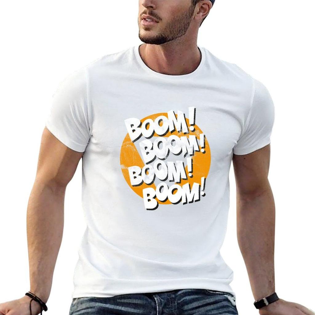 Boom Boom Boom Футболка хлопковые футболки мужская 100 футболок дизайнерская Футболка