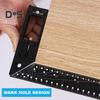 Woodworking Square Ruler High Precise Anti-drop Design Wide Application Multi-Function Angle Precision Square Woodworking Ruler