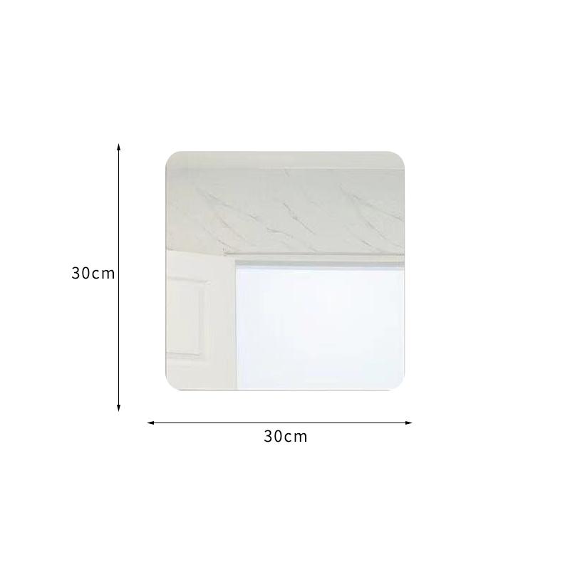 Акриловые наклейки на зеркало, самоклеящееся зеркало, украшение для ванной комнаты, зеркало для одежды в студенческой спальне, зеркало во весь рост, 1 шт.