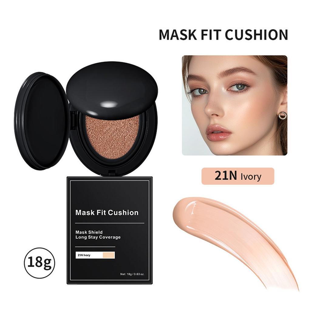 Concealer Hydrating Cushion Foundation Black Cushion Foundation Lightweight Moisturizing High Coverage Non Floating Powder Glossy Hydrating Foundation
